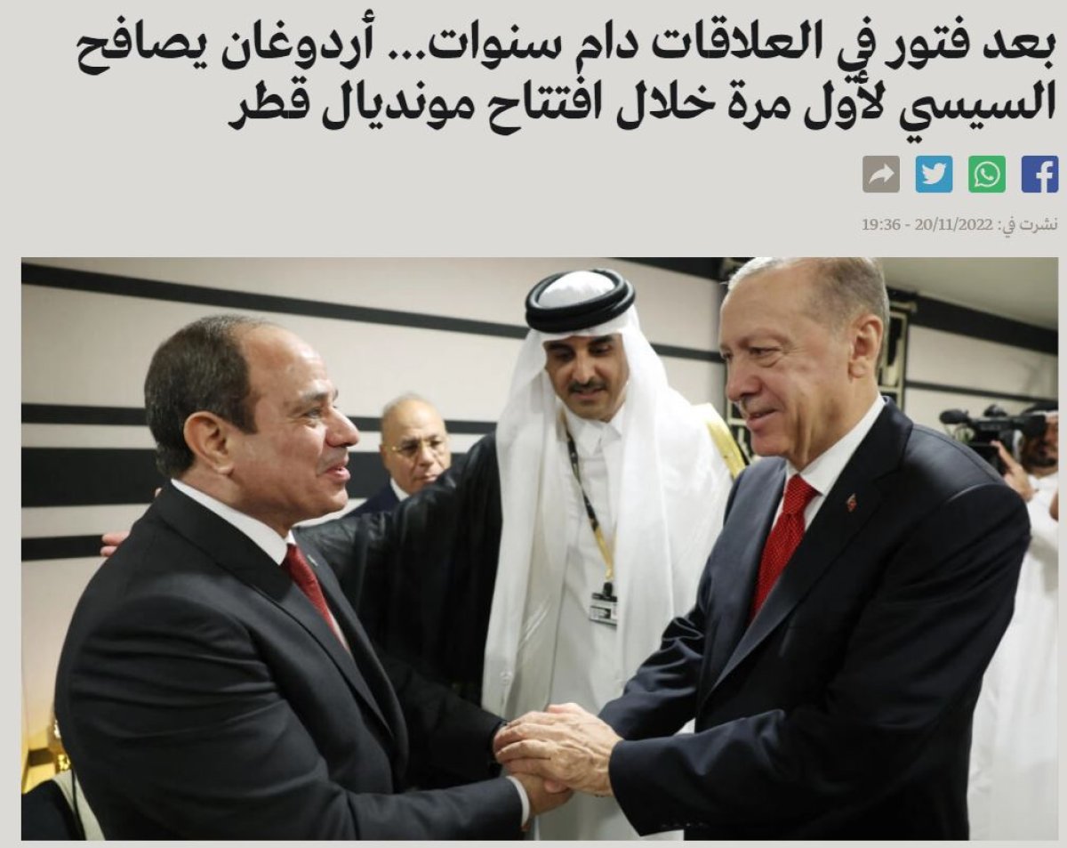 Cumhurbaşkanı Erdoğan - Sisi görüşmesi dünya basınında #4