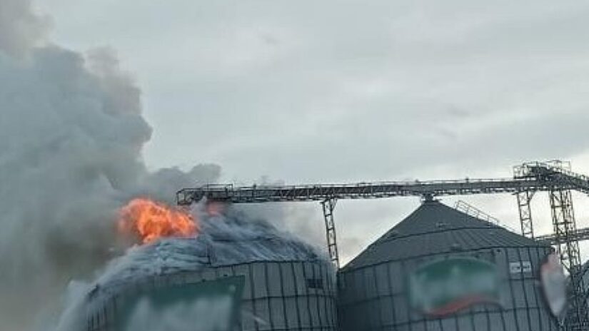 Edirne’de yağ fabrikasının silosunda yangın