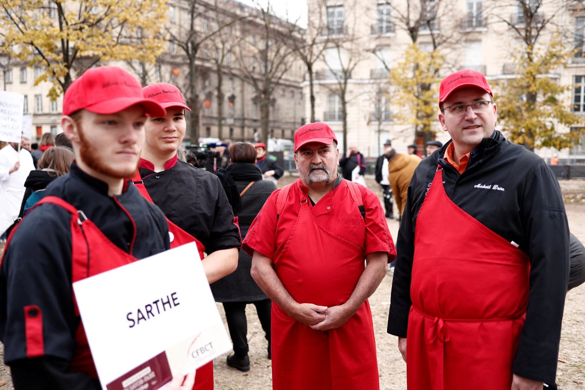 Fransa da kasaplar elektrik zammını protesto etti #2