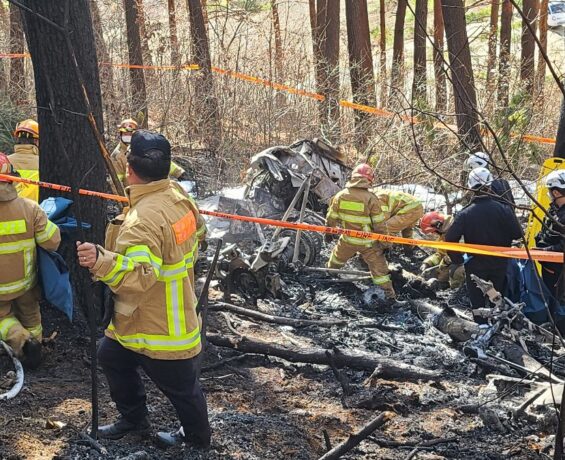 Güney Kore’de helikopter düştü: 5 birey can verdi