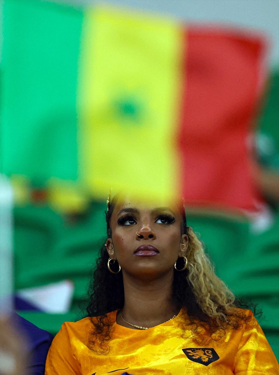 Hollanda - Senegal karşılaşması öncesi tribünler #6