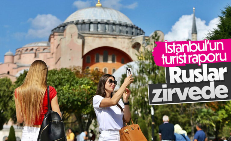 İstanbul’a 10 ayda gelen turist rakamı 13 milyonu aştı