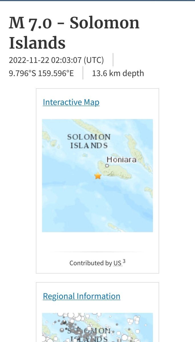 Solomon Adaları’nda 7.0 büyüklüğünde deprem #4