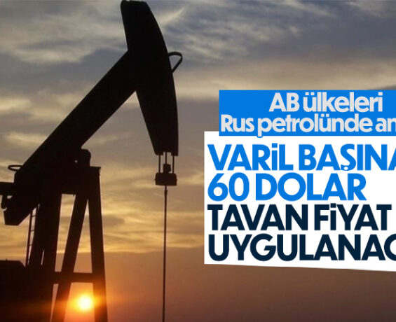 AB, Rus petrolüne tavan maliyet uygulanmasında uzlaştı