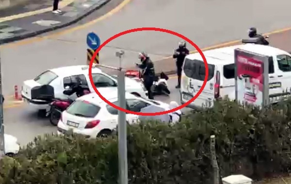 Ankara da sürücü aracını çarparak düşürdüğü kuryenin üzerine sürdü #2