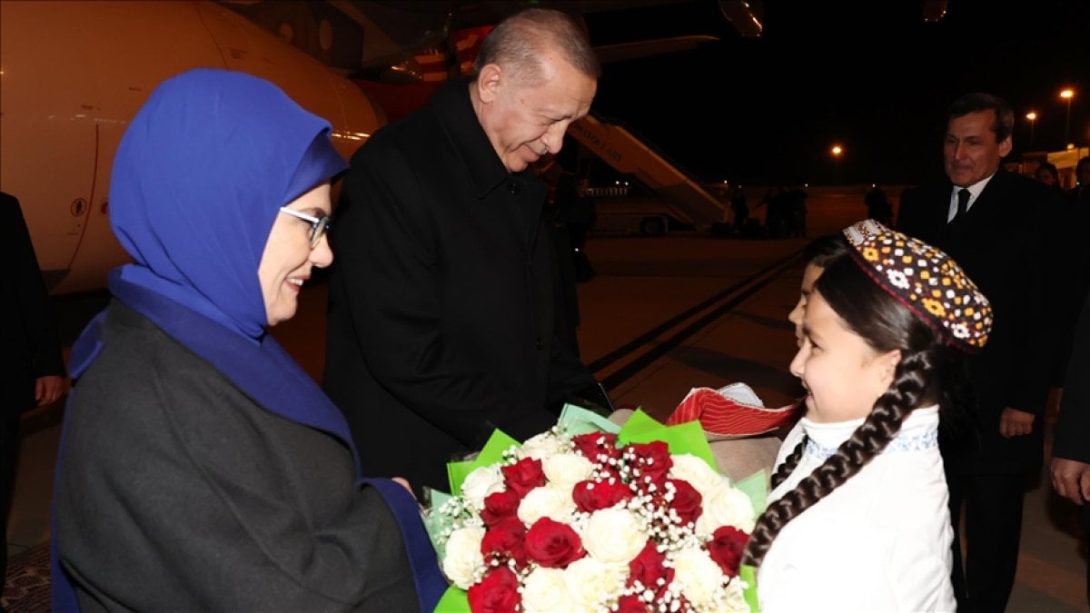 Cumhurbaşkanı Erdoğan Türkmenistan da #1