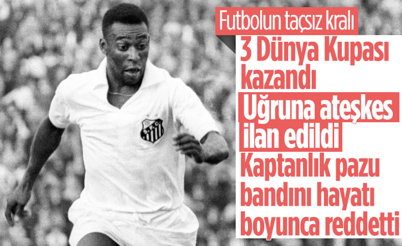 Efsane futbolcu Pele’nin futbol kariyeri