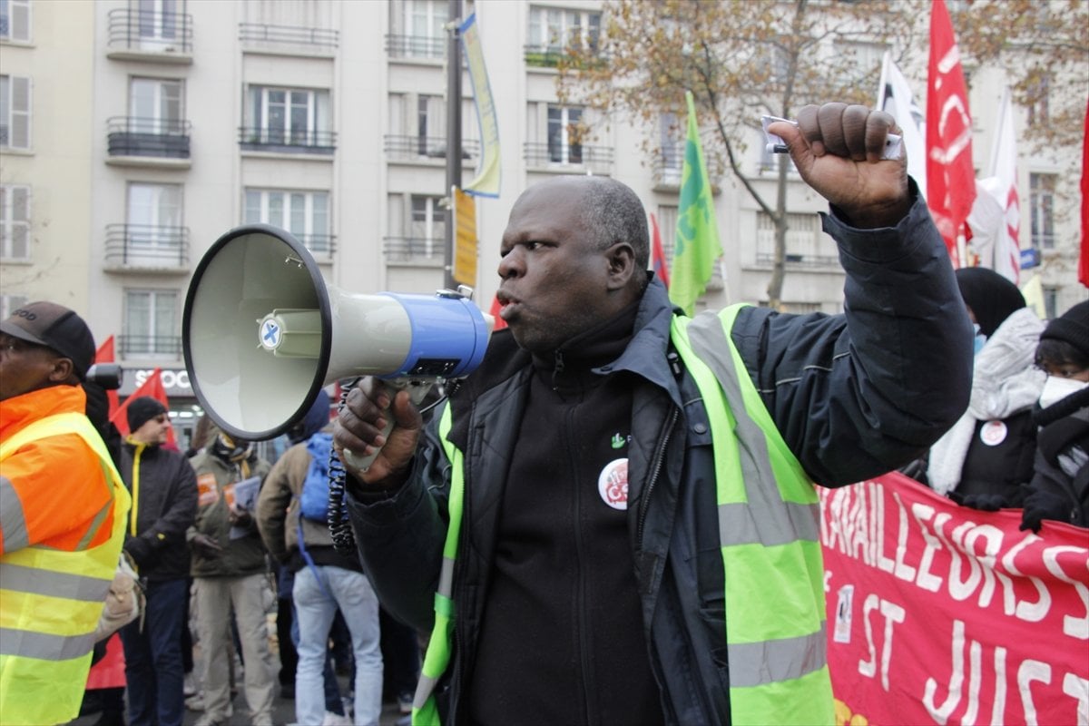 Fransa da hükümetin yeni göç yasa tasarısı protesto edildi #7