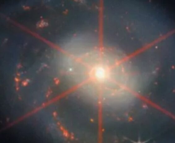 James Webb, ışık saçan bir galaksiyi görüntüledi
