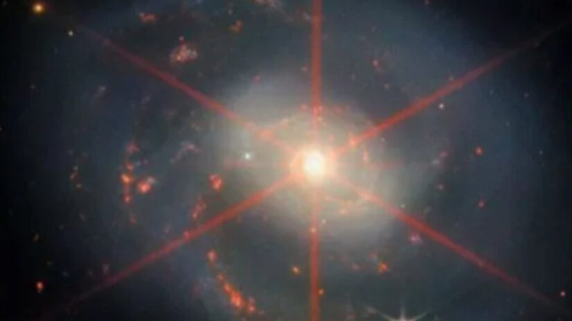James Webb, ışık saçan bir galaksiyi görüntüledi
