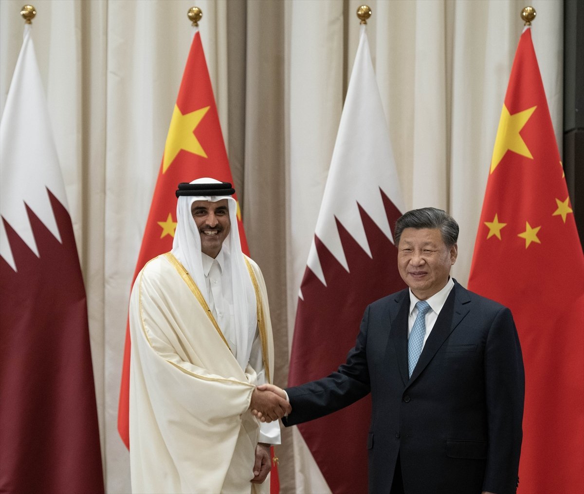 Katar Emiri Al Sani, Şi Cinping ile Suudi Arabistan da görüştü #1
