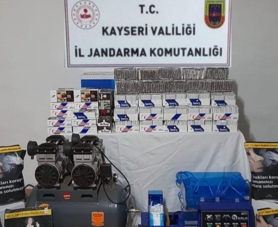 Kayseri’de tütün firaricilerine operasyon:3 gözaltı