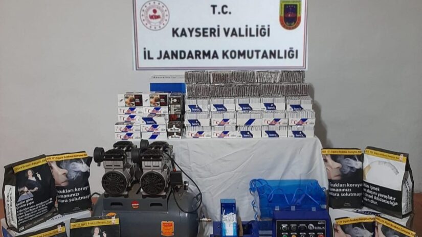 Kayseri’de tütün firaricilerine operasyon:3 gözaltı
