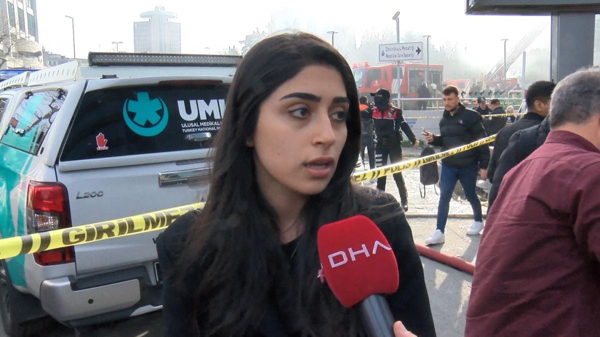 Levent teki AVM de yangına tanık olan vatandaşlar o anları anlattı #2