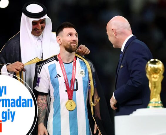 Lionel Messi bişt giydi