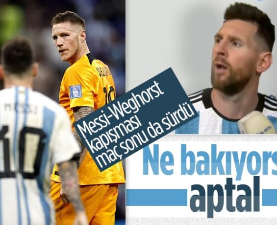 Messi, Weghorst’a hakaret etti