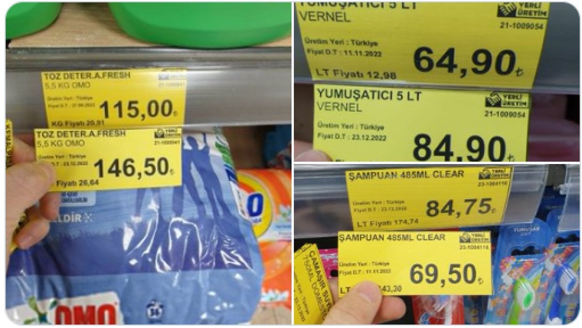 Asgari ücret zammı sonrası marketlerde fiyat artışı #1