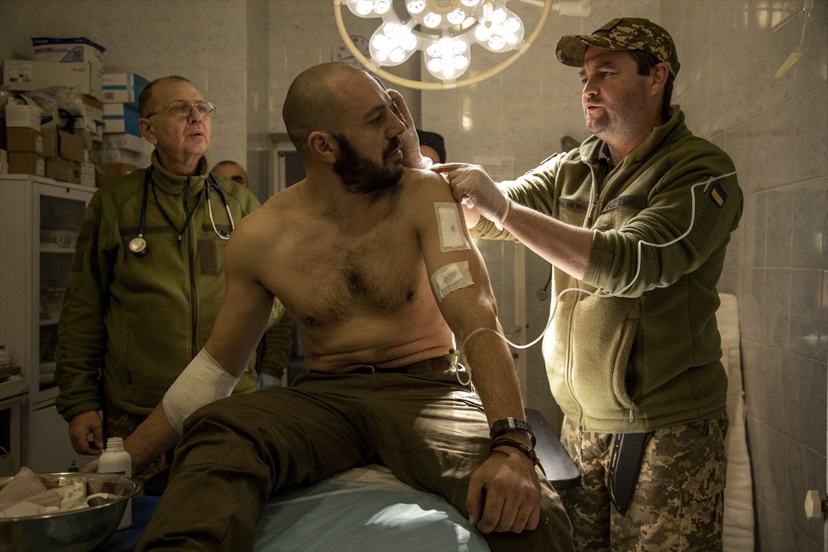 Savaşta yaralanan Ukraynalılar tedavi edildi #2