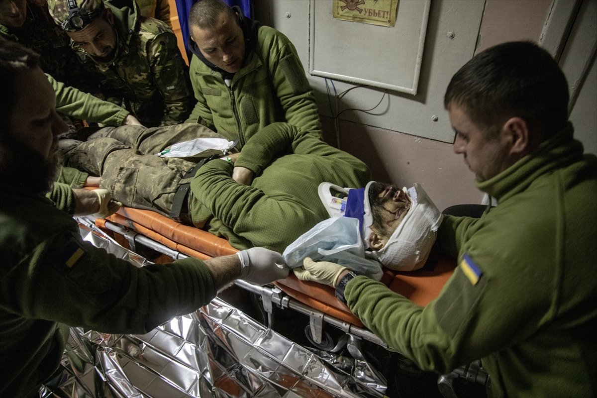 Savaşta yaralanan Ukraynalılar tedavi edildi #3