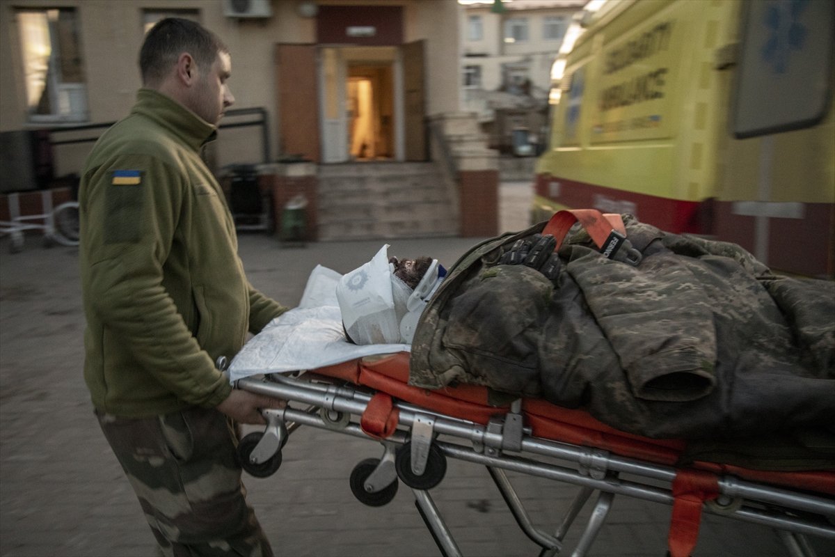 Savaşta yaralanan Ukraynalılar tedavi edildi #4