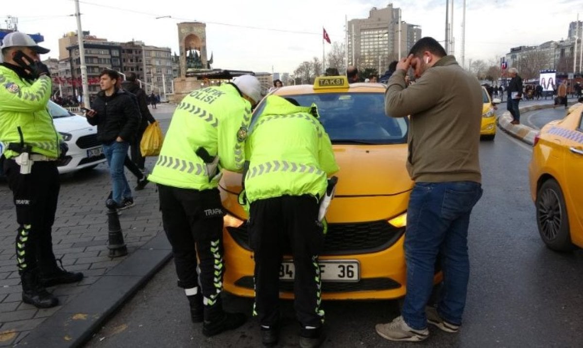 Taksim de taksi denetimi #1