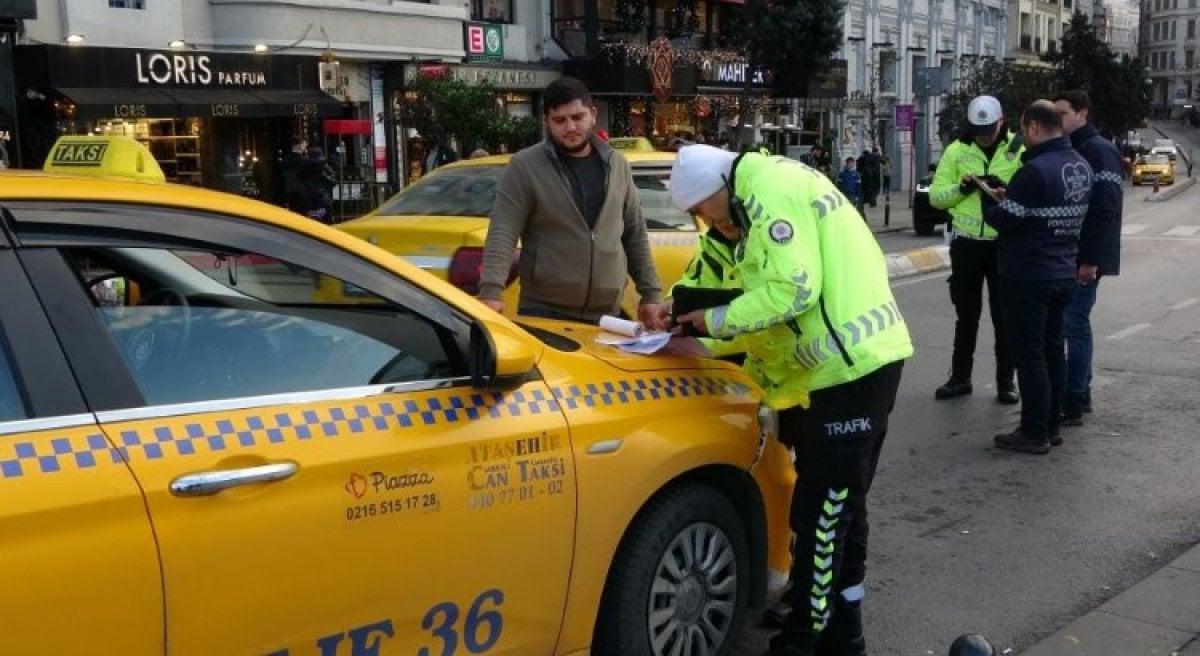 Taksim de taksi denetimi #2