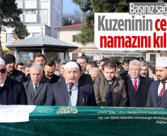 Türkiye Büyük Millet Meclisi Başkanı Mustafa Şentop, kuzeninin cenaze namazını kıldırdı