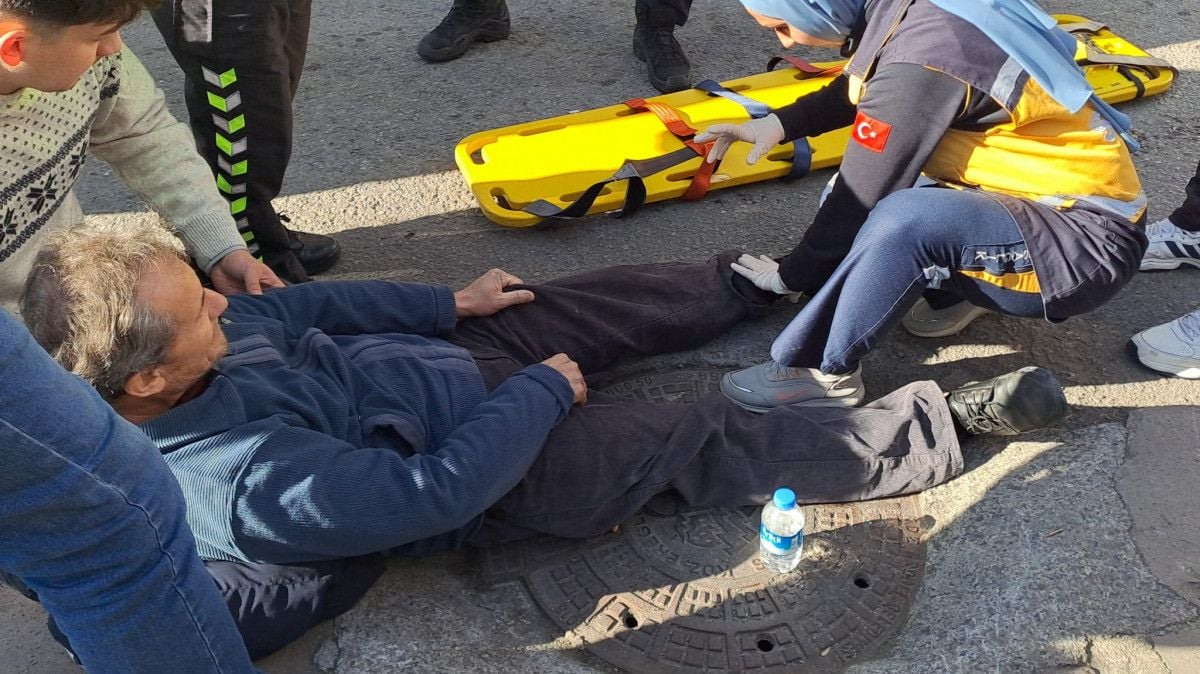 Zonguldak ta otomobilin tekeri altında kalan ayağı kırıldı #2