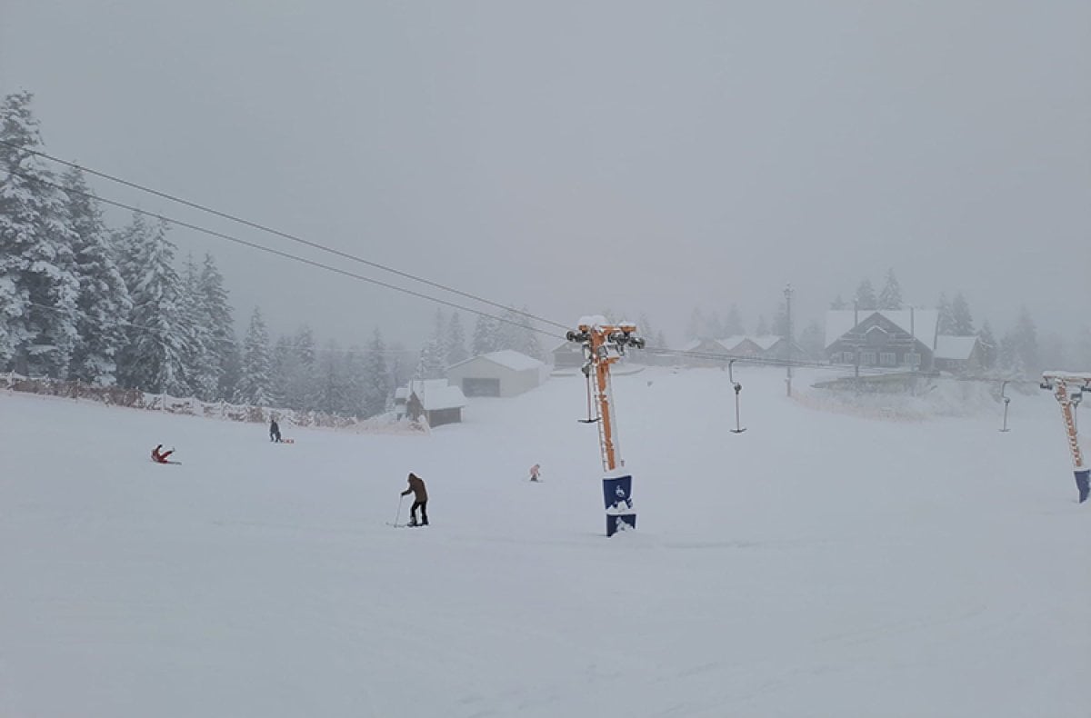 Atabarı Kayak Merkezi sezonun ilk ziyaretçilerini ağırladı #5