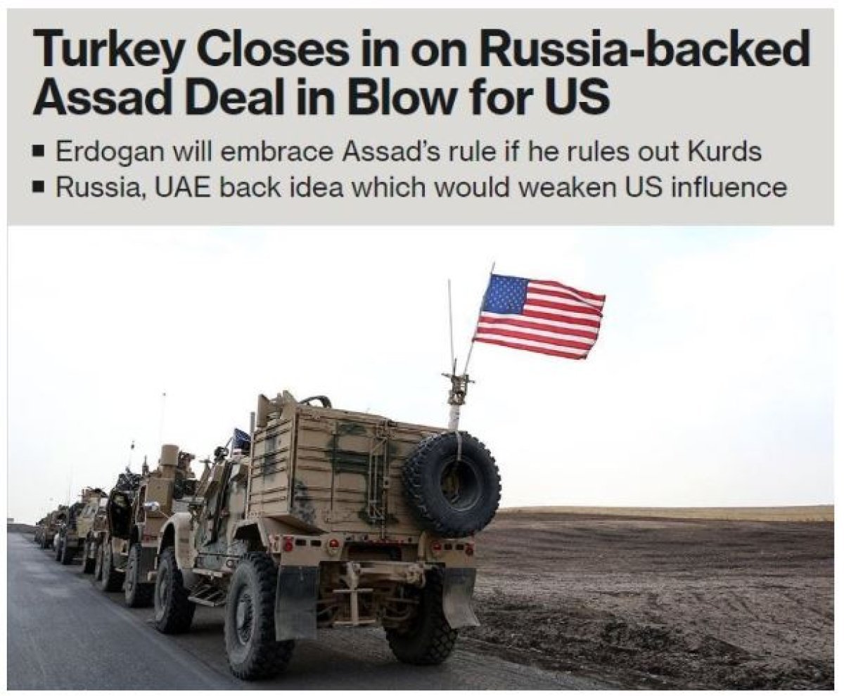 Bloomberg: Türkiye nin Suriye açılımı, ABD üzerinde baskı oluşturacak #1