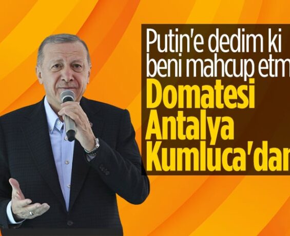 Cumhurbaşkanı Erdoğan, Kumluca’da yurttaşlara hitap etti