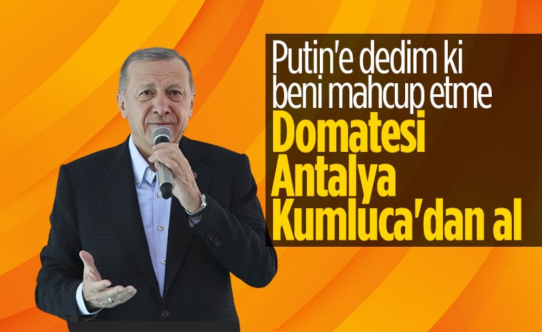 Cumhurbaşkanı Erdoğan, Kumluca’da yurttaşlara hitap etti