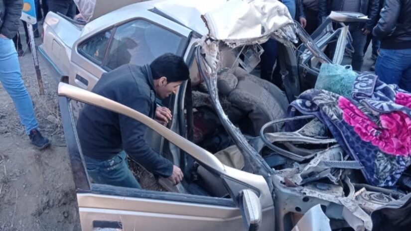 İran’da feci kaza: 4 ölü, 1 yaralı