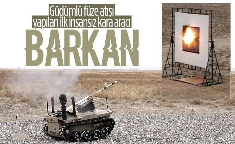 Türkiye’nin ‘robot askeri’ füze attı
