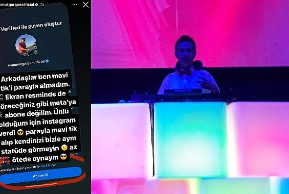 Ünlü DJ Mahmut Görgen'den Instagram Mavi Tik Tartışması